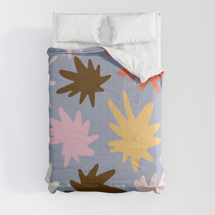 Funky Spiky Shapes  Comforter