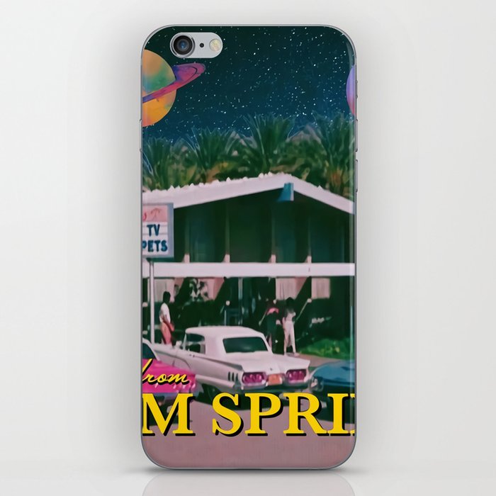 greetings from palm springs  iPhone Skin