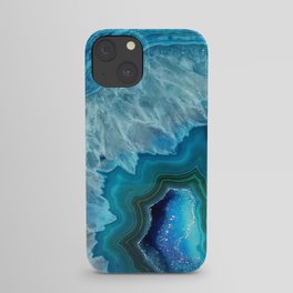 Turquoise Blue Agate iPhone Case