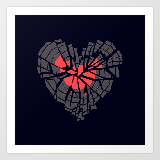 Broken record Art Print