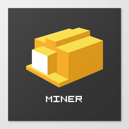 Miner Canvas Print