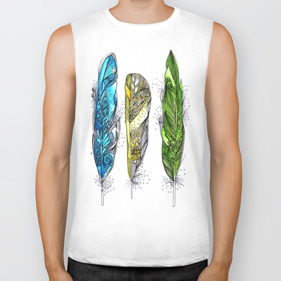 Dream Feathers Biker Tank