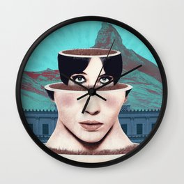 Matrioska Girl / Surrealism Wall Clock