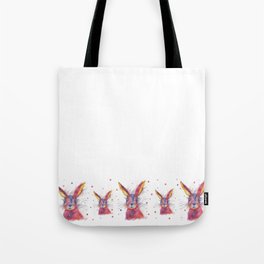 Ink Animals of Africa - Paisley Rabbit Tote Bag