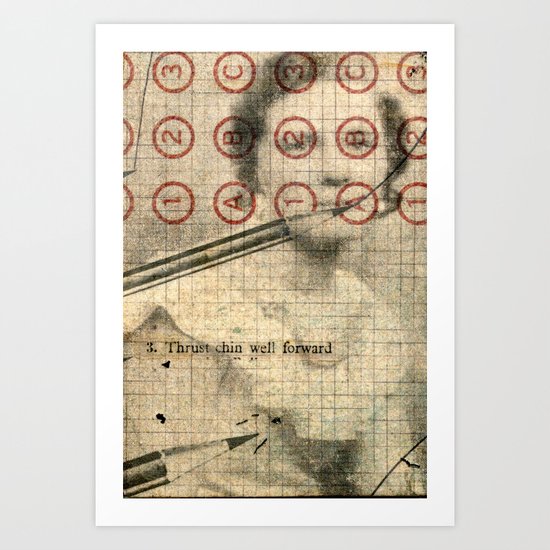 The Authoress Art Print