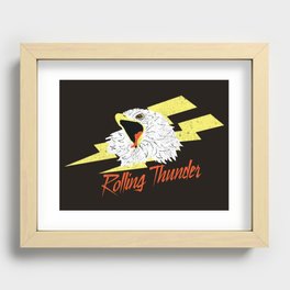 Screaming Eagle (Rolling Thunder) Recessed Framed Print