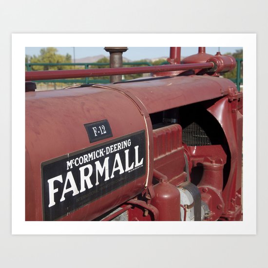 Farmall Equipment Art Print