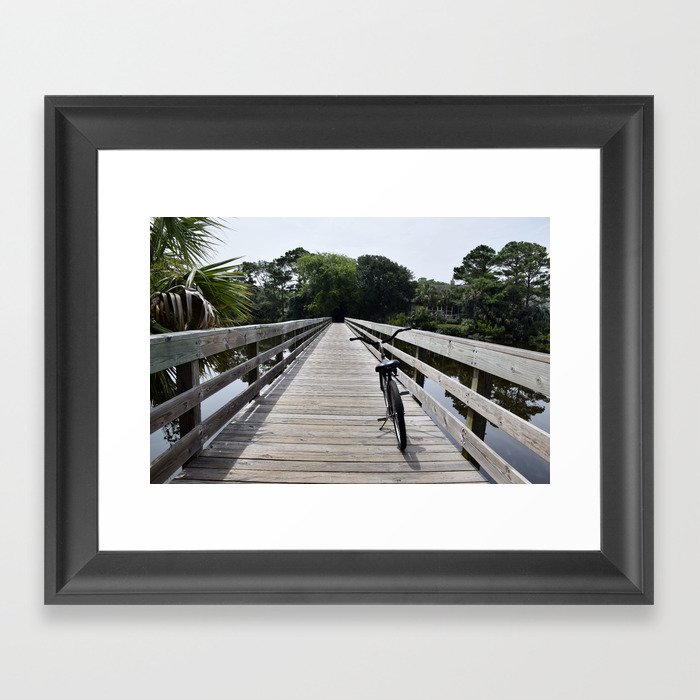 Kiawah Bridge Framed Art Print