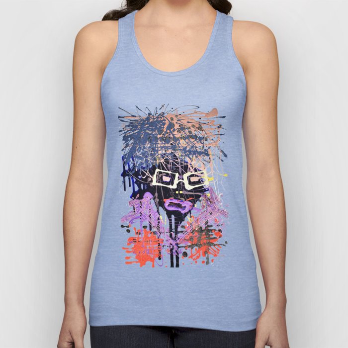 abstract people, modern art, abstract painting, cool abstract, abstract man Tank Top
