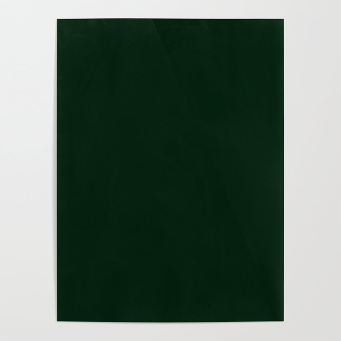 Ultra Rich Emerald Green - Pure And Simple Poster