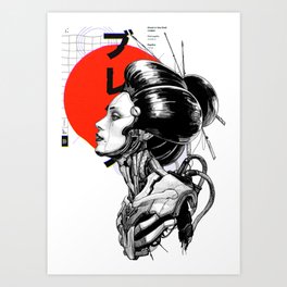 Geisha Art Prints For Any Decor Style Society6