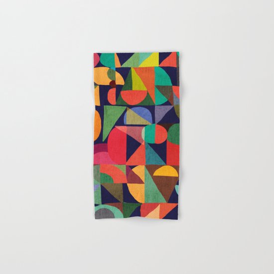 Color Blocks Hand & Bath Towel