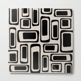 Mid Century Modern Abstract Composition 850 Metal Print | Geometric, Vintage, Retro, Atomicage, Mid, Scandinavian, Midcenturymodern, Boomerang, Vintage1950S, 1960Sretro 