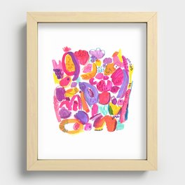 Abstract Doodle 1 Recessed Framed Print