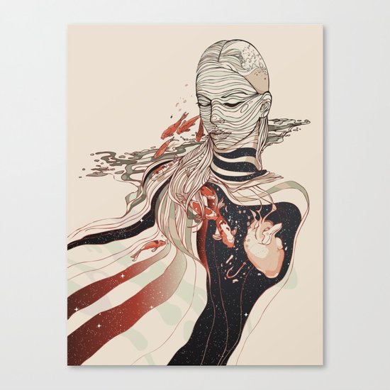 TRAWLING Canvas Print