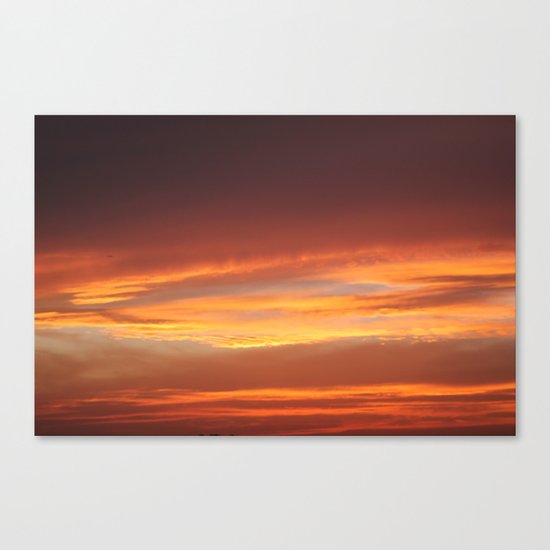 Red Evening Canvas Print