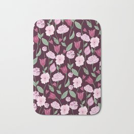 Tulips and Roses Bath Mat