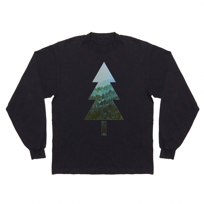 Forest in the fog Long Sleeve T Shirt