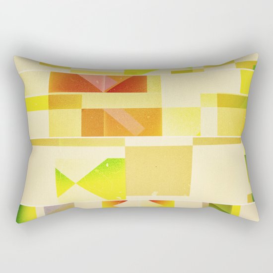 Deep Nature's Forlorn Cubic Dream Rectangular Pillow