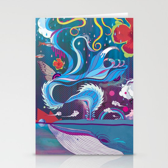 Every Time a Whale Blows Their Spout, a New Dream is Born. Stationery Cards