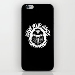 Plague Doctor Wash Your Hands Steampunk iPhone Skin