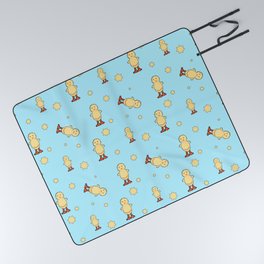 Ducks and Stars Pattern Picnic Blanket