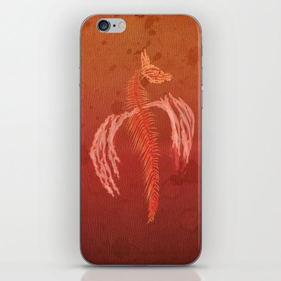 Dragon in red iPhone & iPod Skin