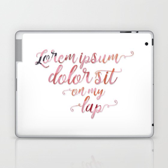 Lorem Ipsum Dolor Sit Laptop & iPad Skin