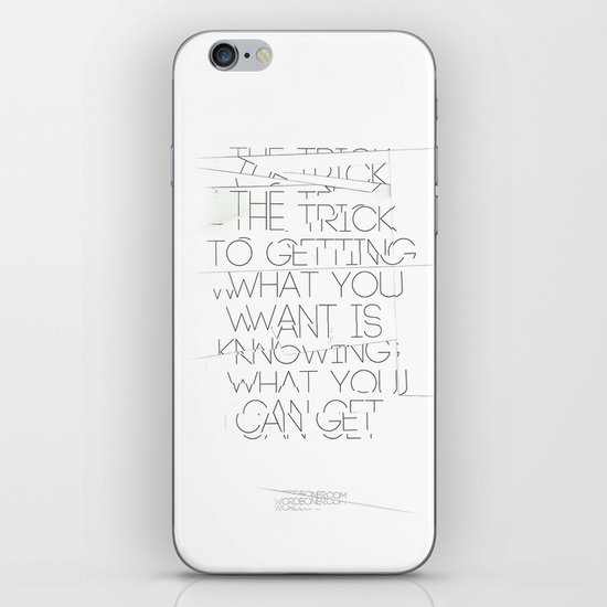 The Trick iPhone & iPod Skin