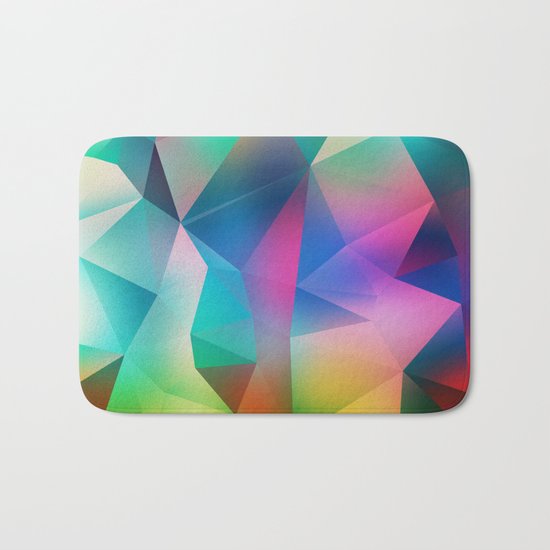 Crystal pattern Bath Mat