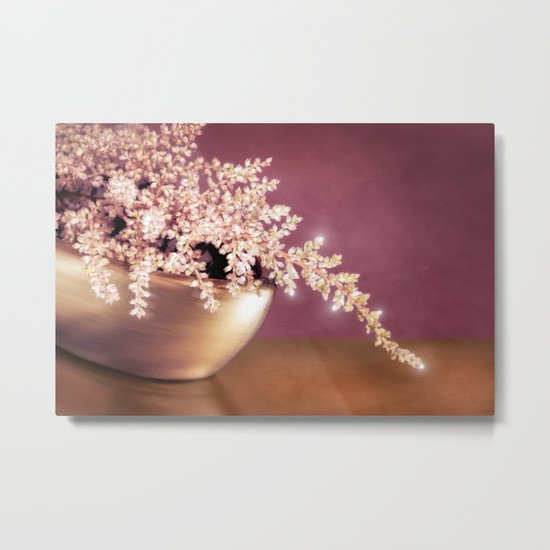 GOLDEN ELEGANCE Metal Print