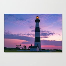 Bodie Island Lighthouse Outer Banks North Carolina Beach Sunrise Canvas Print