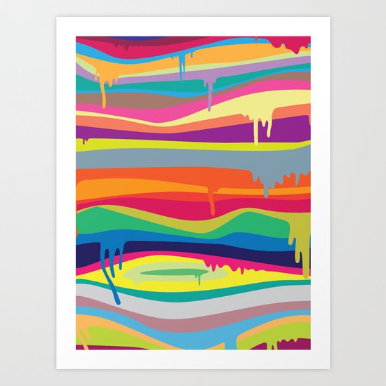 The Melting Art Print