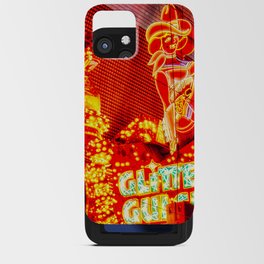 Glitter Gulch Cowgirl Neon Sign, Las Vegas iPhone Card Case