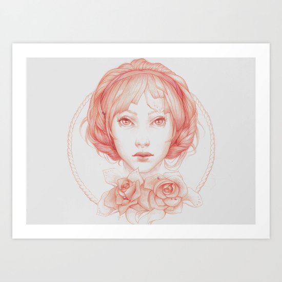Simple Portrait Art Print