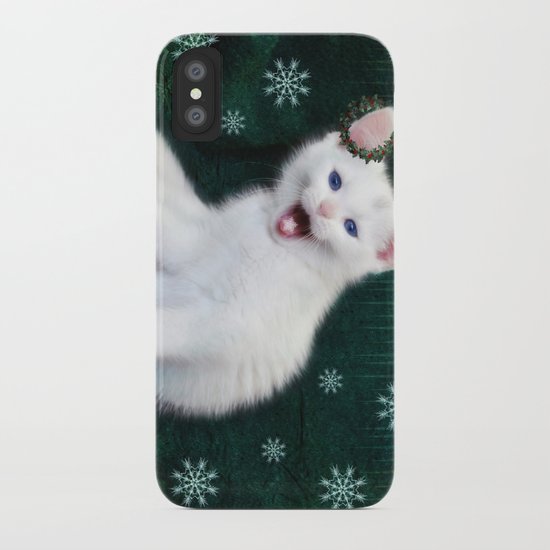 Catching Snowflakes iPhone Case