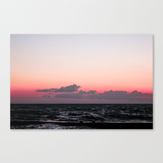 Ocean #sunset Canvas Print