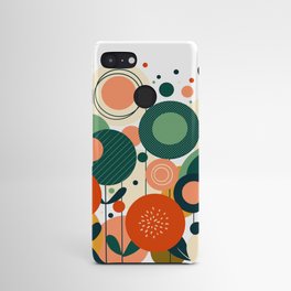 Hand drawing abstract flowers Android Case