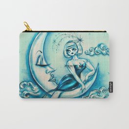 Girl on the Moon Carry-All Pouch