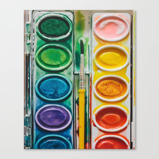 The Painter Canvas Print