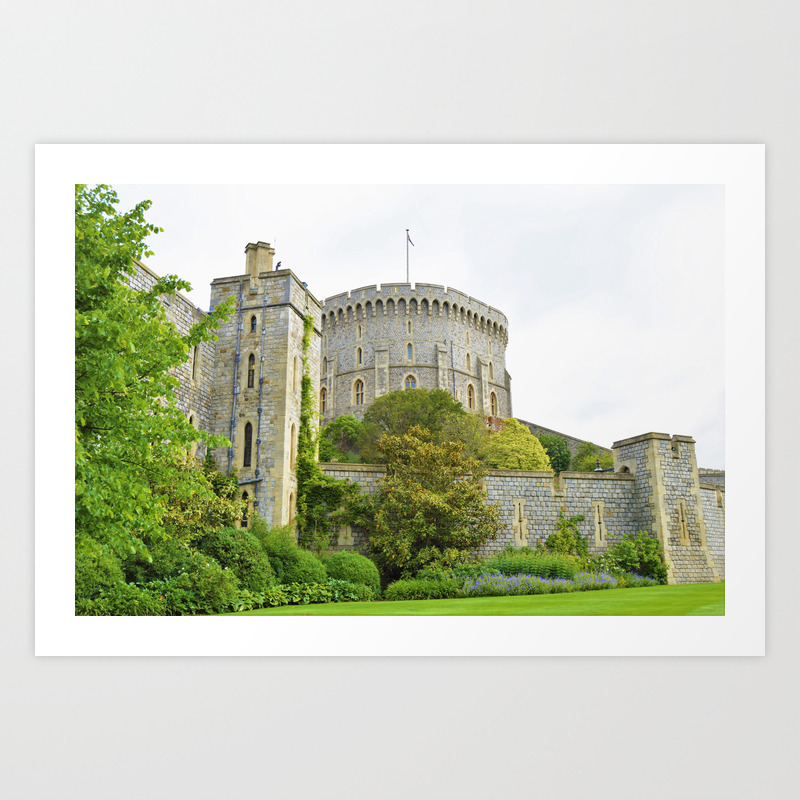 Majestic Windsor Castle Art Print By Marlamcph Society6