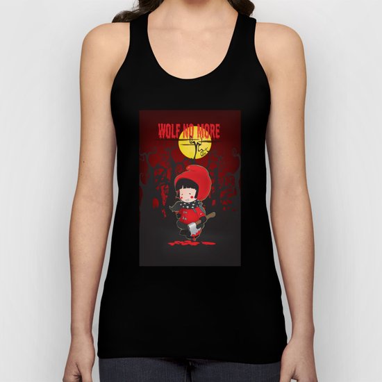 Wolf no more.Little Red Riding Hood v.2 Unisex Tank Top