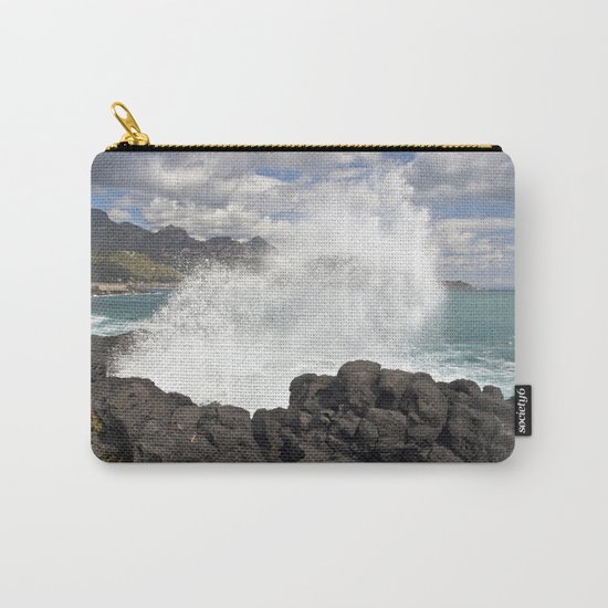 WAVES BEACH - SICILY Carry-All Pouch