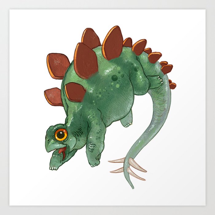 stegosaurus art project