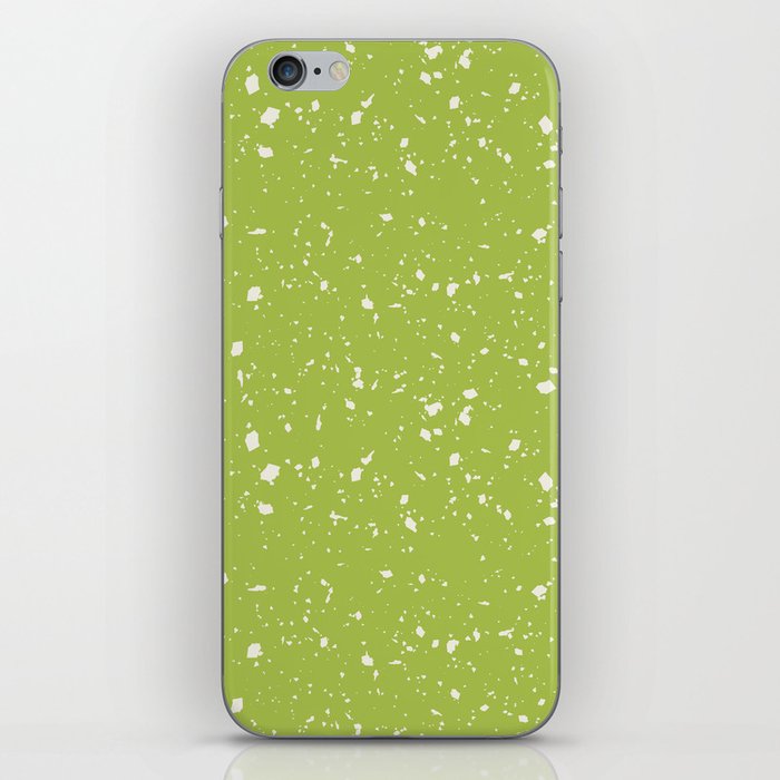 Light Green Terrazzo Seamless Pattern iPhone Skin