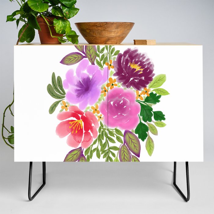 Caribbean Flower for you  Credenza