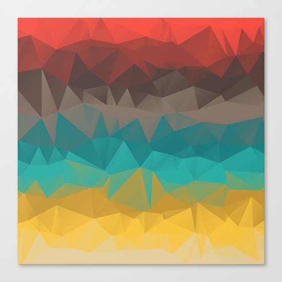 Tricolors Canvas Print