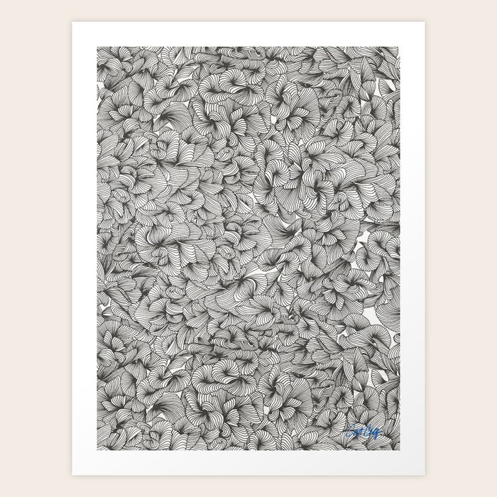 Black Inklings Art Print by Cat Coquillette Society6