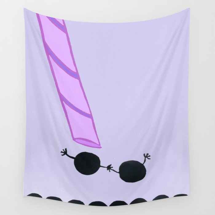 Boba Tea Time Wall Tapestry
