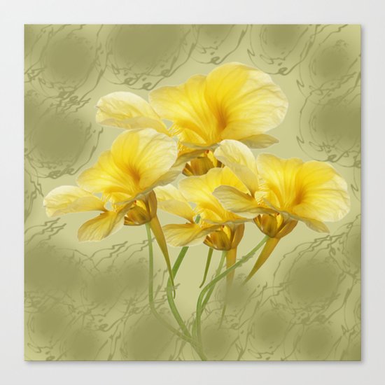 Summer Day Floral Canvas Print